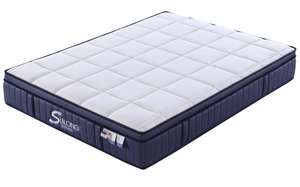 King-Size-Matratze aus waschbarem Stoffbezug mit Gel-Memory-Schaum
