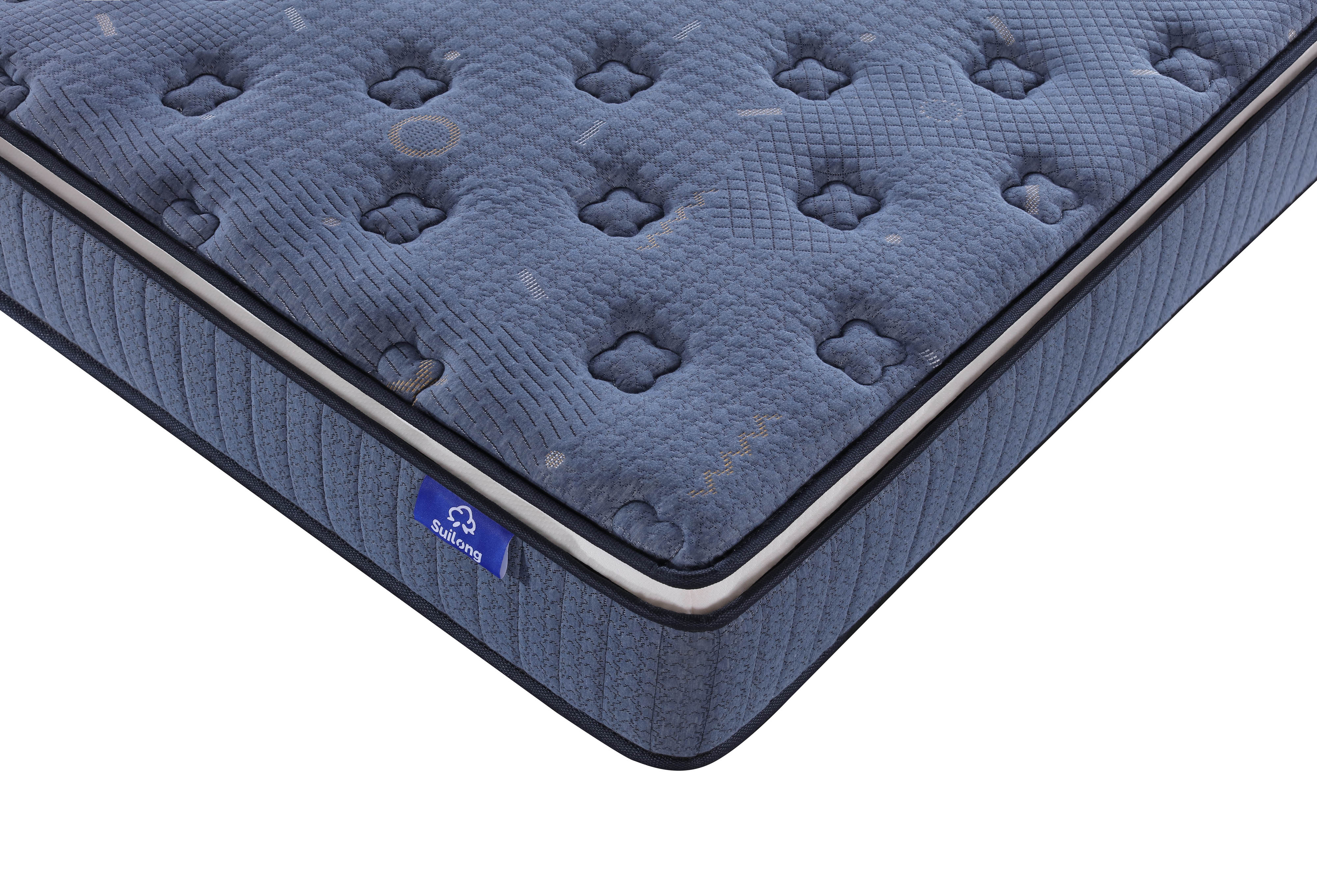 Pillow-Top-Taschenfederkern-Kompressionsmatratze mit mittlerer Haptik