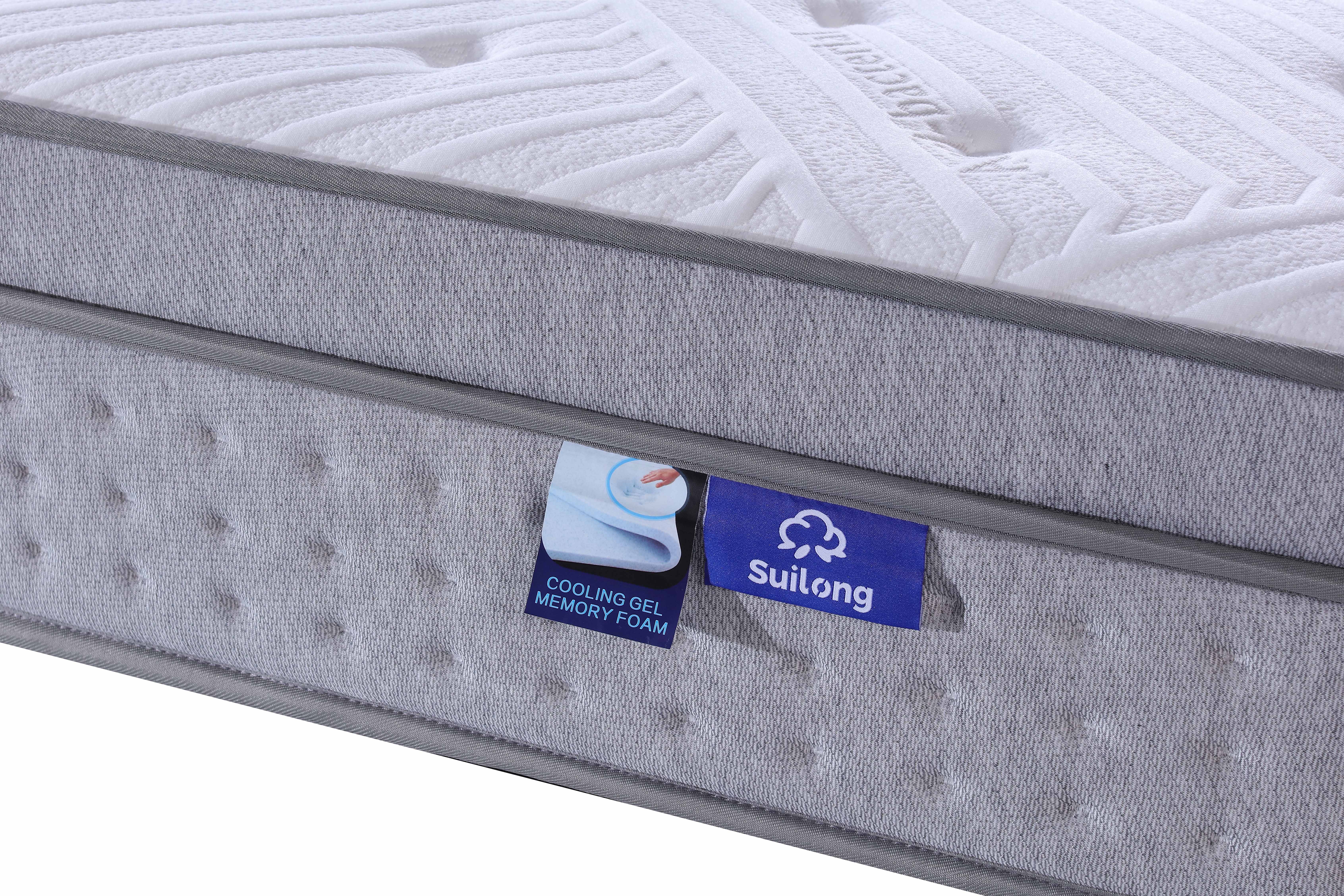 Unterstützende mittelgroße Mini-Pocket-Hybridmatratze aus Memory-Schaum