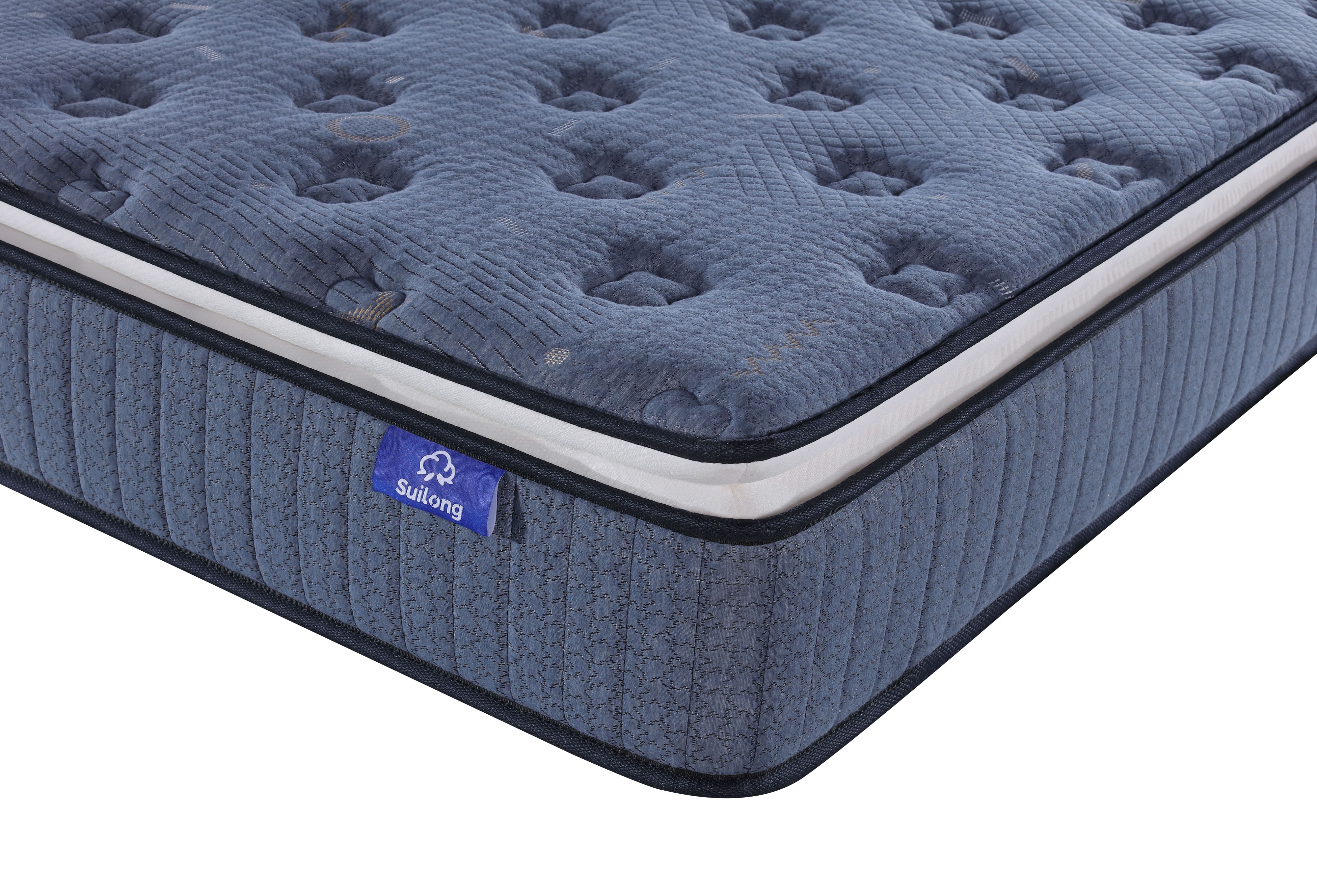 Pillow-Top-Taschenfederkern-Kompressionsmatratze mit mittlerer Haptik